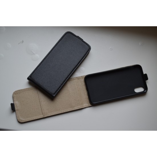 Apple iPhone X / XS atverčiamas dėklas Flexi, black