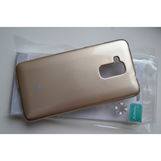 Huawei Honor 7 Lite dėklas Mercury Jelly Case, gold