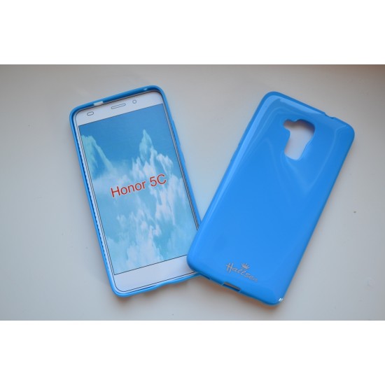 Huawei Honor 7 Lite silikoninis dėklas Hallsen, mėlynas