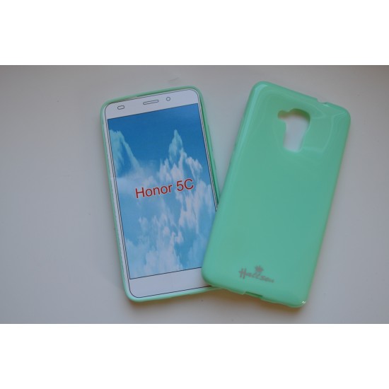 Huawei Honor 7 Lite silikoninis dėklas Hallsen, mėtinis