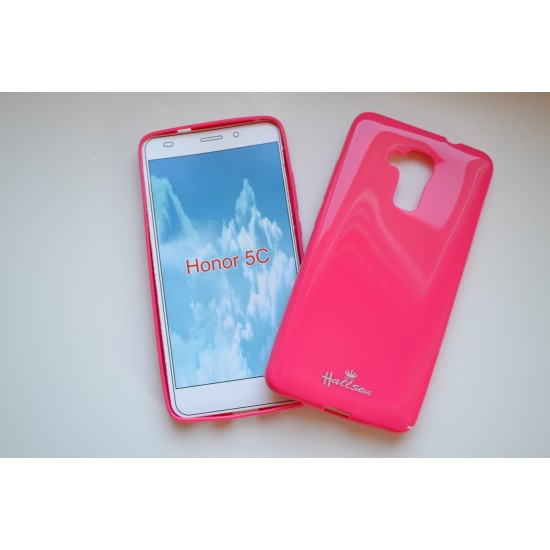 Huawei Honor 7 Lite silikoninis dėklas Hallsen, rožinis