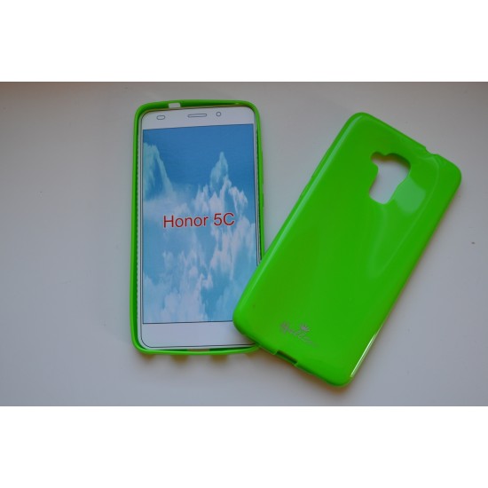 Huawei Honor 7 Lite silikoninis dėklas Hallsen, žalias