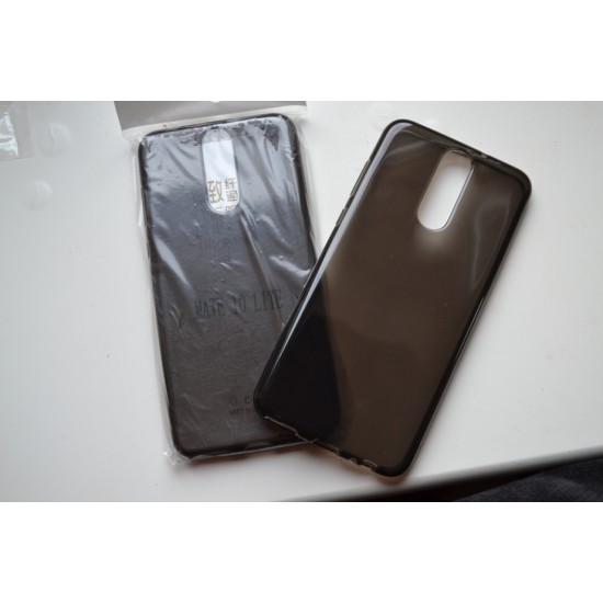 Huawei Mate 10 Lite plonas silikoninis dėklas Ultra Slim, pilkas