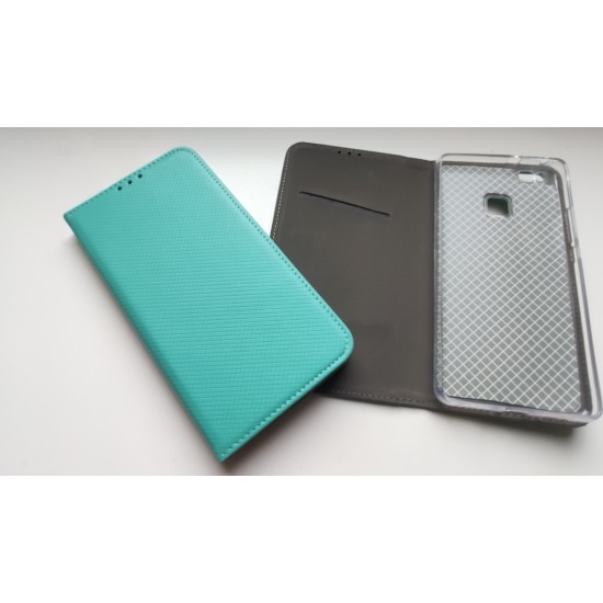 Huawei P9 Lite dėklas knygutė Magnet Book, mint