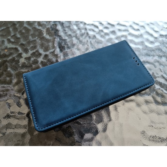 Huawei P30 Lite dėklas knygutė Business, mėlynas