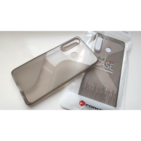 Huawei P30 Lite silikoninis dėklas S-Case, pilkas