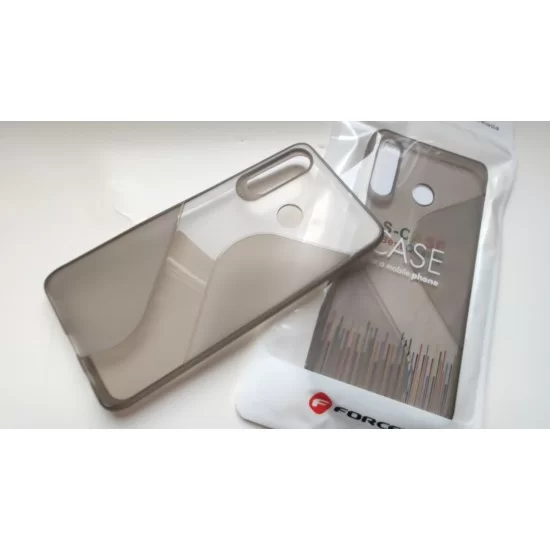 Huawei P30 Lite silikoninis dėklas S-Case, pilkas