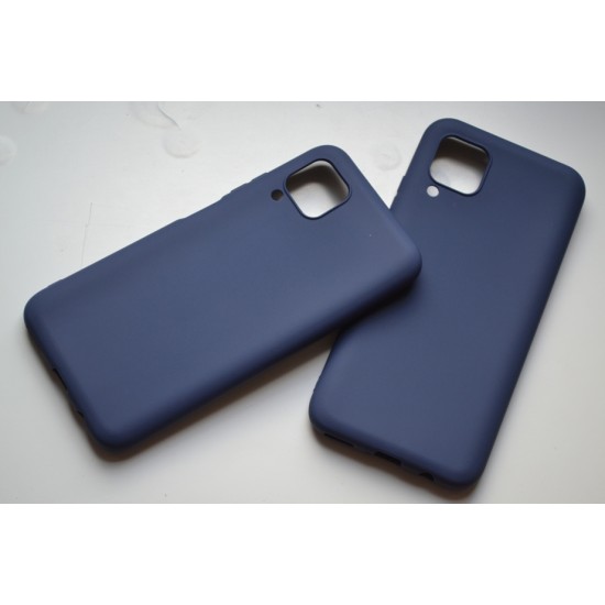 Huawei P40 Lite silikoninis dėklas, matinis mėlynas