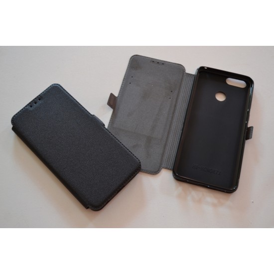Huawei Honor 7X dėklas knygutė Pocket Book, black