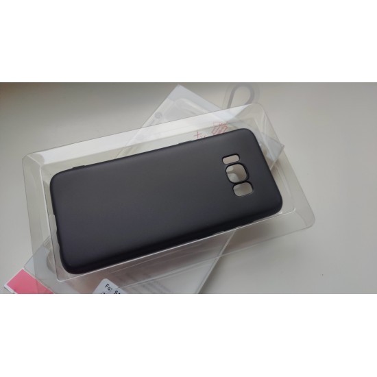 Samsung Galaxy S8 silikoninis dėklas X-Level, juodas Samsung Galaxy S8 silikoninis dėklas X-Level, juodas