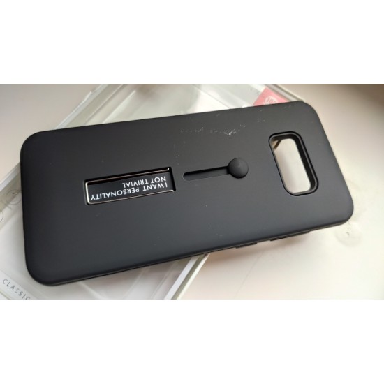 Samsung Galaxy S8 dėklas Vennus Ring Case, juodas