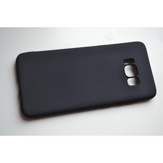Samsung Galaxy S8 silikoninis dėklas Goospery Soft, juodas