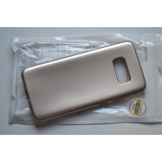 Samsung Galaxy S8 G950 dėklas, silikoninis, auksinis