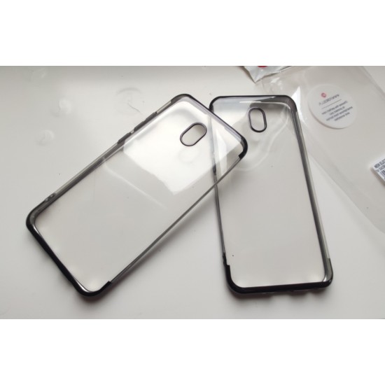 Xiaomi Redmi 8A silikoninis dėklas juodos spalvos rėmeliu