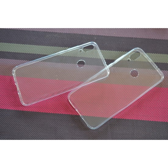Xiaomi Redmi 7 silikoninis plonas dėklas, skaidrus bespalvis
