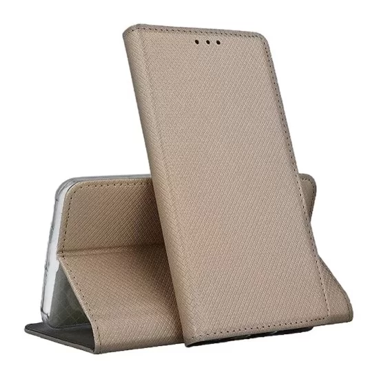 Xiaomi Redmi 8 dėklas knygutė Magnet Book, auksinis Xiaomi Redmi 8 dėklas knygutė Magnet Book, auksinis