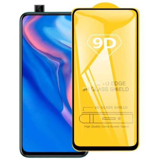 Huawei P Smart Z apsauginis grūdintas ekrano stiklas, pilnas 5D, black