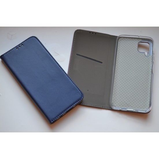 Huawei P40 Lite dėklas knygutė Magnet Book, mėlynas