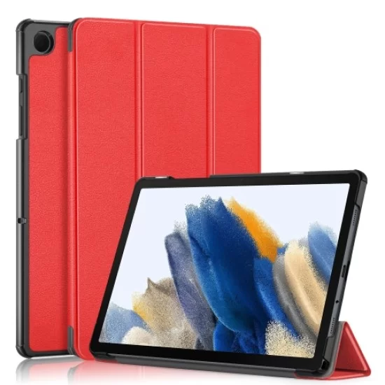 Lenovo Tab M10 atverčiamas dėklas knygutė, raudonas