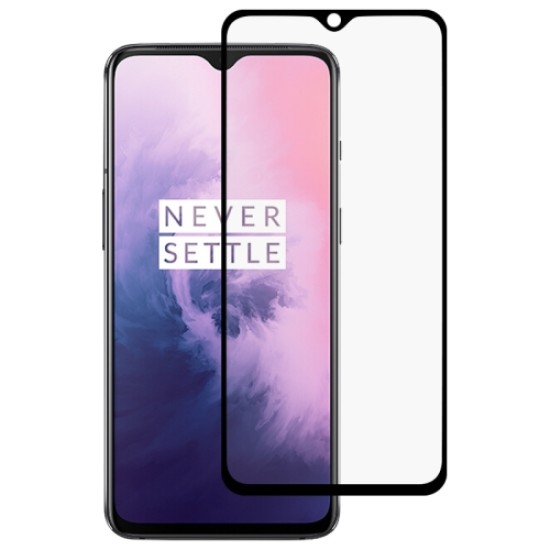 OnePlus 7T pilnas apsauginis ekrano stiklas 5d, juodas