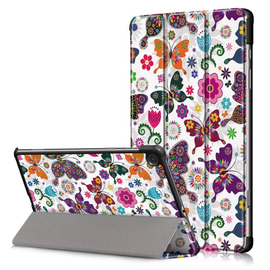 Samsung Galaxy Tab A9+ Plus 11 atverčiamas dėklas knygutė, butterfly