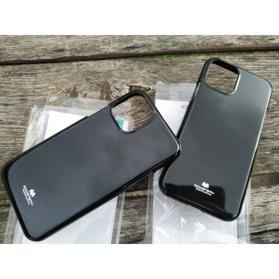 Apple iPhone 11 silikoninis dėklas Mercury Jelly Case, black