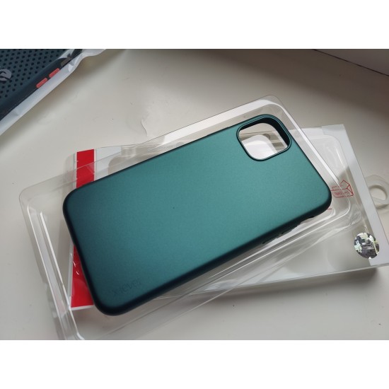 Apple iPhone 11 silikoninis dėklas X-Level, žalias