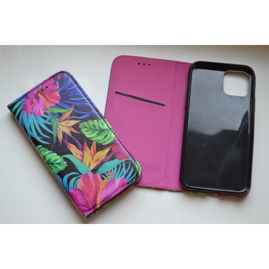 Apple iPhone 11 Pro dėklas knygutė Flowers