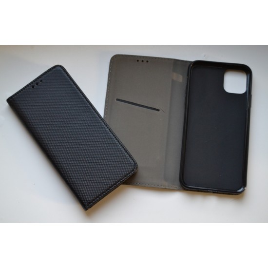 Apple iPhone 11 Pro dėklas knygutė Magnet Book, juodas