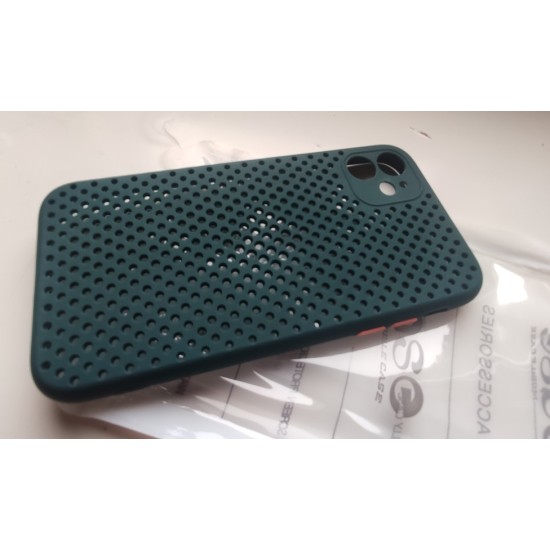 Apple iPhone 11 dėklas Breath, žalias