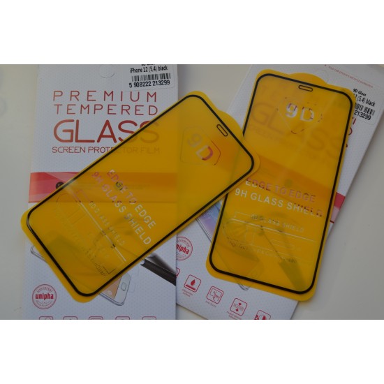 Apple iPhone 12 Mini pilnas apsauginis ekrano stiklas 5D