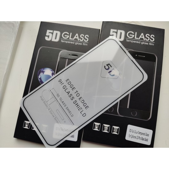 Apple iPhone 13 Pro Max pilnas apsauginis ekrano stiklas 5D