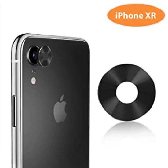 Apple iPhone XR aliuminio apsauga kamerai, juoda