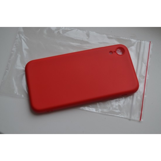 Apple iPhone XR silikoninis dėklas nugarėlė, raudonas
