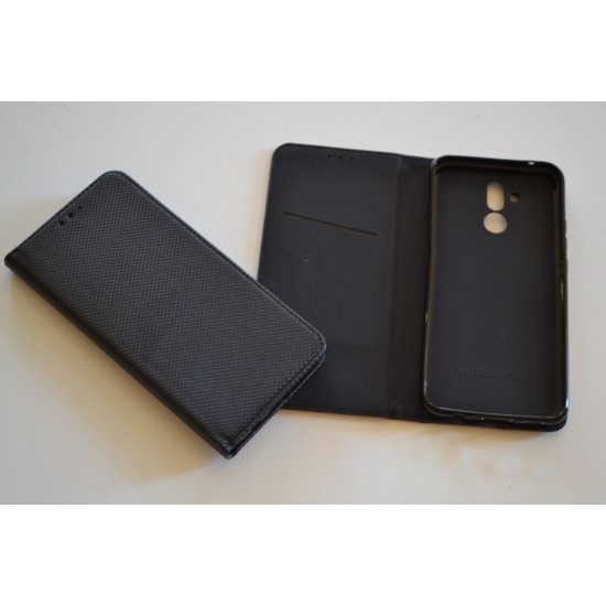 Huawei Mate 20 Lite dėklas knygutė Magnet Book, black