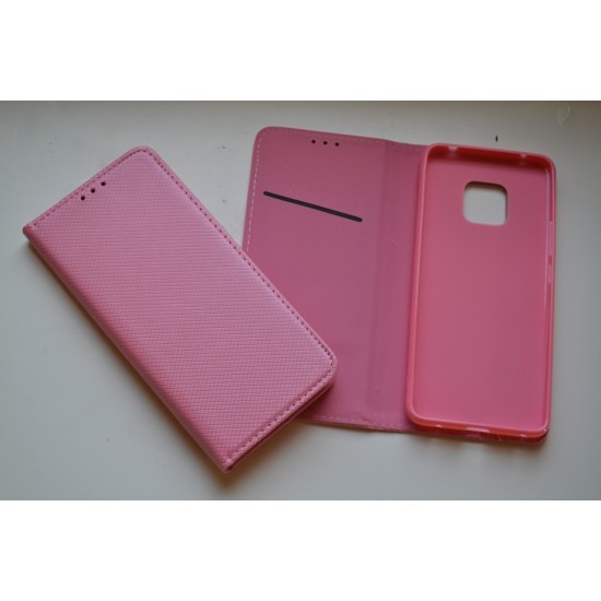 Huawei Mate 20 Pro dėklas knygutė Magnet Book, pink