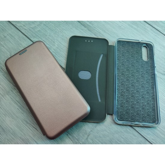 Huawei P20 dėklas knygutė Diva, rose gold