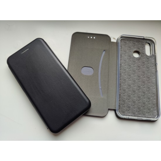 Huawei P20 Lite dėklas knygutė Diva, juodas