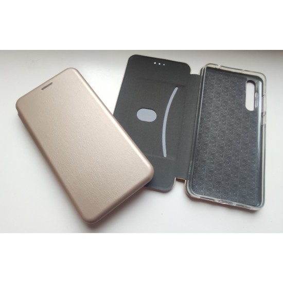 Huawei P20 Pro dėklas knygutė Diva, auksinis