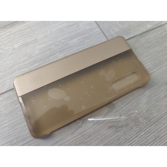Huawei P30 aktyvus dėklas knygutė, auksinis