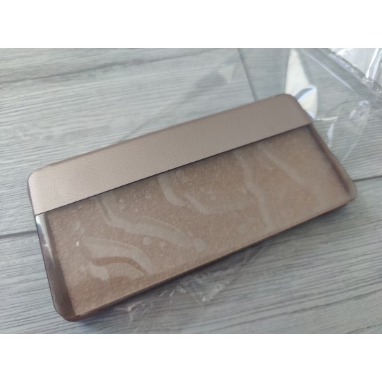 Huawei P30 aktyvus dėklas knygutė, rausvai auksinis