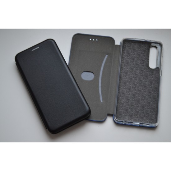 Huawei P30 dėklas knygutė Diva, juodas