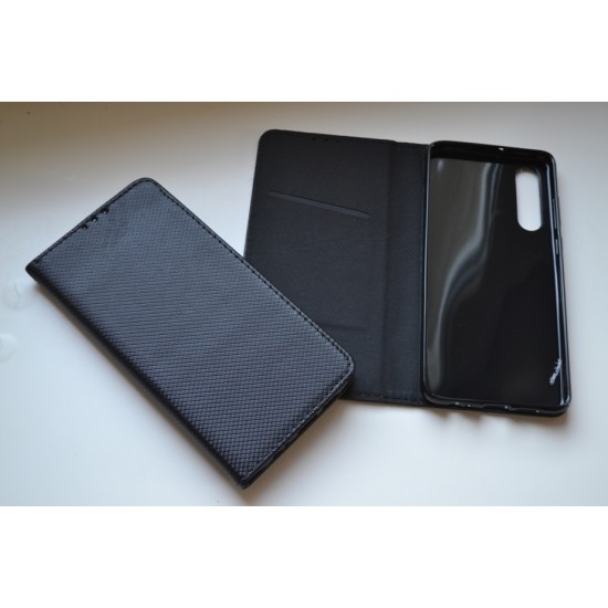 Huawei P30 dėklas knygutė Magnet Book, black