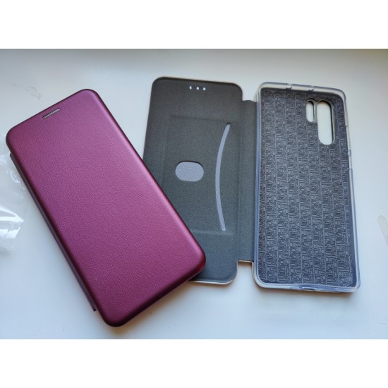 Huawei P30 Pro dėklas knygutė Diva, bordo