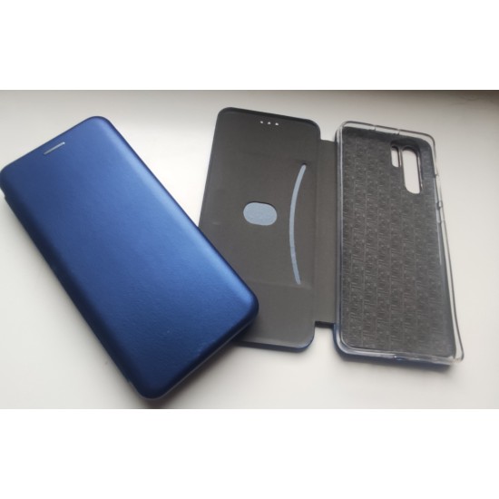 Huawei P30 Pro dėklas knygutė Diva, mėlynas