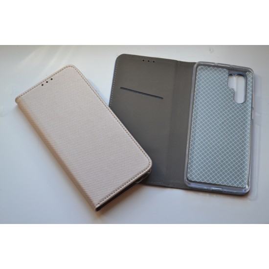 Huawei P30 Pro dėklas knygutė Magnet Book, gold