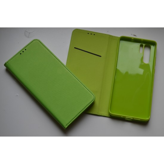 Huawei P30 Pro dėklas knygutė Magnet Book, lime