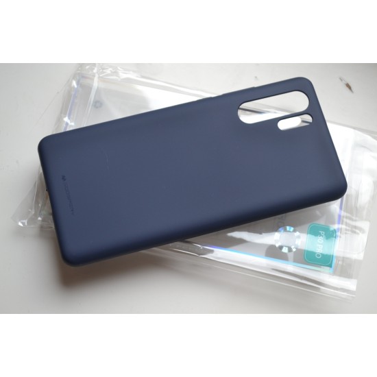 Huawei P30 Pro silikoninis dėklas Soft Feeling, mėlynas