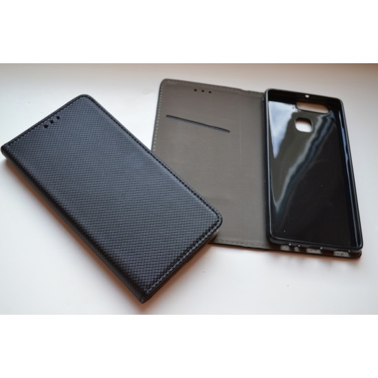 Huawei P9 dėklas knygutė Magnet Book, juodas