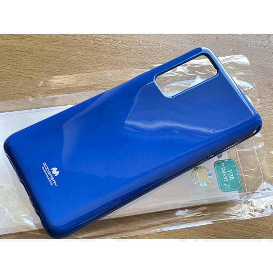 Huawei P smart 2021 silikoninis dėklas Goospery, mėlynas